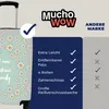 MuchoWow® Koffer Handgepäck Trolley Rollkoffer Kleine Produktbild-Vorschau 6