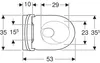 Geberit Acanto Set Wand-WC Tiefspüler, geschlossenes Produktbild-Vorschau 4