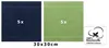 Betz 10 Stück Seiftücher 30x30 cm PREMIUM 100% Baumwolle  Produktbild-Vorschau 2