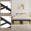 Yaheetech Bettrahmen 37cm Metallbett Bettgestell aus Produktbild-Vorschau 5