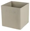 Aufbewahrungsbox Textil, beige 31x31x31cm Produktbild-Vorschau 1