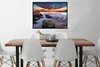MuchoWow® Gerahmtes Poster Felsen - Wasser - Natur 80x60 cm Produktbild-Vorschau 2