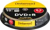 A stack of printable DVD+R discs in a plastic case. Anteprima dell’immagine prodotto