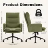IWMH Chaise de bureau, chaise pivotante avec dossier haut, Voir les images du produit 3