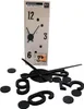 A DIY wall clock kit with numbers and hands, along with its packaging. Náhled obrázku produktu
