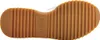 The sole of a white shoe with a brown rubber sole. Produktbild-Vorschau