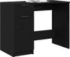 Schreibtisch mit Speicher Schwarz Eichen-Optik 100 x 50 x Produktbild-Vorschau 1