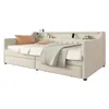 MODFU Schlafsofa Tagesbett 90x200cm mit Lattenrost und zwei Produktbild-Vorschau 8