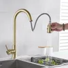 Gold Küchenarmaturen mit ausziehbarem Spray Produktbild-Vorschau 5