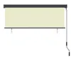 vidaXL Außenrollo 160x250 cm Creme Produktbild-Vorschau 3