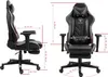 Gaming Stuhl mit Fußstütze und ergonomsichen 4D-Armlehnen Produktbild-Vorschau 8