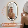 Badspiegel LED Oval 50 x 80 cm mit Beleuchtung - dimmbar, Produktbild-Vorschau 6