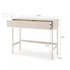 BEAUTYSOFA | Schminktisch SOFT Kaschmir 100cm, Schminktisch Produktbild-Vorschau 5