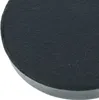 A close-up view of a dark gray, circular filter with a fuzzy texture. Produktbild-Vorschau