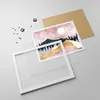 Gerahmtes Poster - Weißer Rahmen - Grafik Modern Landschaft Produktbild-Vorschau 4