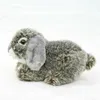 Kuscheltier Hase 18 cm liegend grau gespitzt Plüschhase Produktbild-Vorschau 4