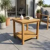 Beistelltisch IOWA - ca. 45x45x45 cm - Holz Akazie geölt Produktbild-Vorschau 2