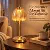Akku-Tischlampe mit bernsteinfarbenem Glasschirm, Produktbild-Vorschau 7