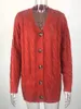 ASKSA Damen Strickjacke Strickpulli Langarm mit Taschen Produktbild-Vorschau 4