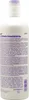The back of a white plastic bottle with purple text and a purple cap. Produktbild-Vorschau