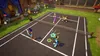A cartoon-style tennis match with Looney Tunes characters on a tennis court. Náhled obrázku produktu