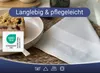 25er Set Mundservietten 100% Baumwolle, 50x50 cm, Weiß Produktbild-Vorschau 3