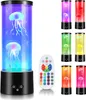 Jopassy LED Quallen Nachtlichter Lava Lampe Leuchte Produktbild-Vorschau 1