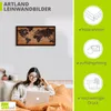 ARTland Leinwandbild Alte Weltkarte Größe: 150x75 cm Produktbild-Vorschau 3