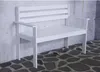 Semmy drewniana ławka 120 cm biała Podgląd zdjęcia produktu 2