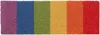 Relaxdays Fußmatte Kokos, Regenbogen, Schuhabtreter 75 x 25 Produktbild-Vorschau 1