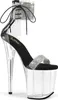FLAMINGO-827RS Damen Sandale von Pleaser, Transparent Produktbild-Vorschau 1