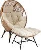 Endorphin Loungesessel Egg Chair Korbsessel für drinnen u. Produktbild-Vorschau 1
