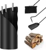 Fiqops set camino 4 pezzi accessori camino - design Anteprima dell’immagine prodotto 1