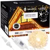 Stalattiti LED - 14,5m, 300LED, timer, IP44, bianco caldo + Anteprima dell’immagine prodotto 7
