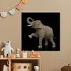 MuchoWow® Poster Elefant - Tiere - Schwarz - Porträt 50x50 Produktbild-Vorschau 6