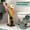 eluno Garniture de WC sur pied 4en1, brosse de WC, Voir les images du produit 5
