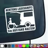 PantherPixel Rollstuhl Aufkleber Behindert 3m Rampe Produktbild-Vorschau 1