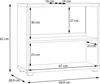 Forte CHAMP Waschbeckenunterschrank 70, moderner Badschrank Produktbild-Vorschau 4