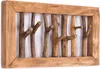 WANDGARDEROBE "LEONOR 50" | 7 Haken, Holz | Äste Produktbild-Vorschau 1