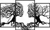 Wallity, Love Tree, decorazione da parete, nero, metallo, Anteprima dell’immagine prodotto 6