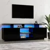 MODFU TV-Schrank 140cm mit LED-Beleuchtung für Produktbild-Vorschau 1