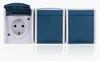 Busch-Jaeger 2300/3 EW-53, CEE 7/3, 2P+E, Blau, Weiß, IP44, Produktbild-Vorschau 7