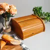 Creative Home Drewniany Chlebak z pokrywą | 38 x 28,5 x Podgląd zdjęcia produktu 9