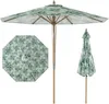 Parasol COSTWAY φ 270 cm, parasol de jardin en bois, Voir les images du produit 1
