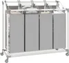 HOMCOM Wäschekorb mit 4 Fächer 160 L Wäschesammler mit Produktbild-Vorschau 1