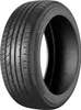 A studio shot of a single car tire. Podgląd zdjęcia produktu
