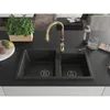Mexen Tomas 2-Becken-Granitspüle mit Mischbatterie Savita, Produktbild-Vorschau 3