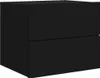 vidaXL Wand-Nachttische mit LED-Leuchten 2 Stk. Schwarz Produktbild-Vorschau 6