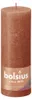 BOLSIUS candela a colonna Rustiko Shine 19x7cm arancio Anteprima dell’immagine prodotto 2