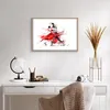 Gerahmtes Poster - Rahmen in heller Eiche - Tanz Aktion Produktbild-Vorschau 6